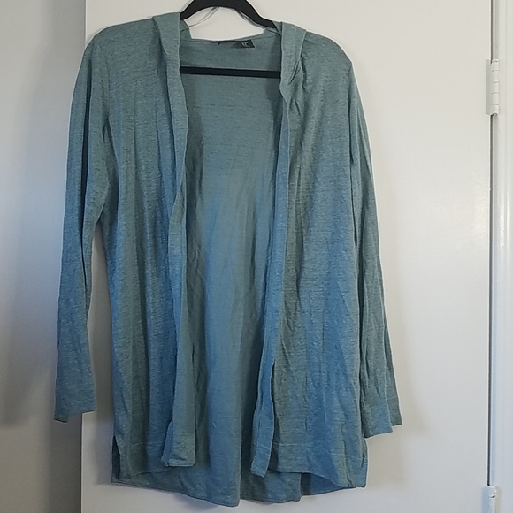 tahari linen cardigan